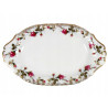 B013 PÓŁMISEK 33 cm Złocona Róża IWONA PORCELANA