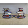 BOLESŁAWIEC ZESTAW 6 FILIŻANEK 775 220 ML ZE SPODKAMI DEK 149 GAT 1