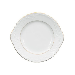ĆMIELÓW ROCOCO 3604 ZŁOTA LINIA TALERZ DO CIASTA 29 CM