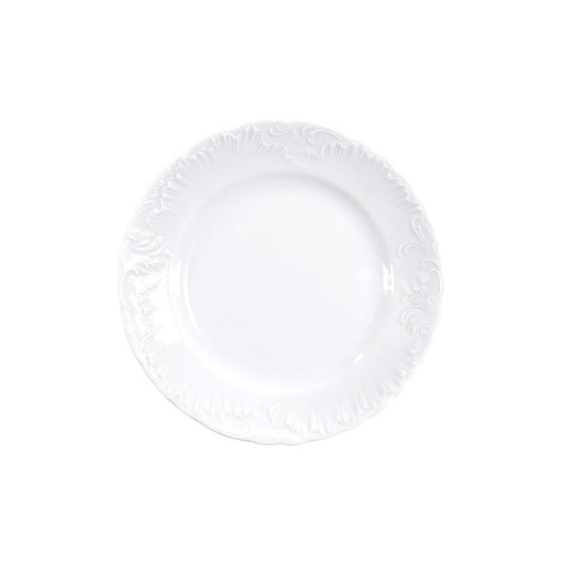 ĆMIELÓW ROCOCO 0001 NIEDEKOROWANE TALERZ PŁYTKI 17 CM