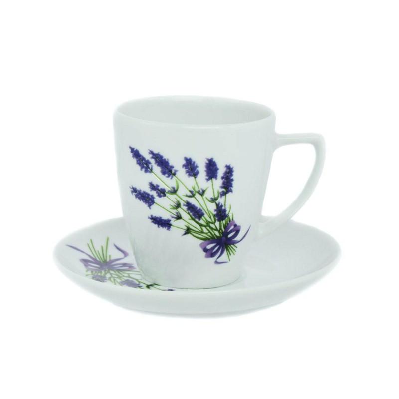 LUBIANA LAWENDA 5979 FILIŻANKA BEATA/SONIA 100 ML ZE SPODKIEM