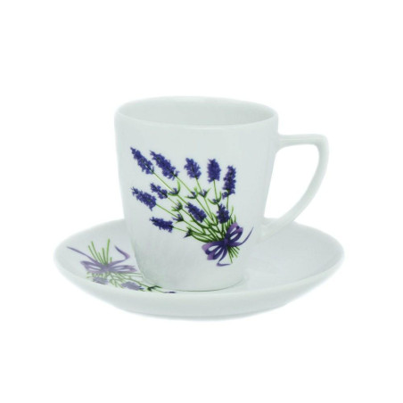 LUBIANA LAWENDA 5979 FILIŻANKA BEATA/SONIA 100 ML ZE SPODKIEM