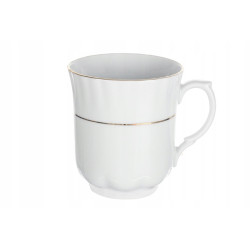 Kubek Chodzież Iwona porcelana 300 ml ZŁOTY PASEK