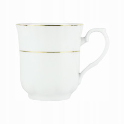 Kubek Chodzież Iwona porcelana 300 ml ZŁOTY PASEK