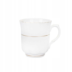 Kubek Chodzież Iwona porcelana 300 ml ZŁOTY PASEK