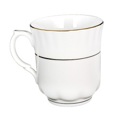 Kubek Chodzież Iwona porcelana 300 ml ZŁOTY PASEK