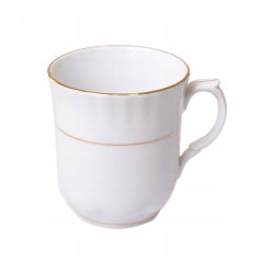 Kubek Chodzież Iwona porcelana 300 ml ZŁOTY PASEK