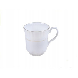 Kubek Chodzież Iwona porcelana 300 ml ZŁOTY PASEK