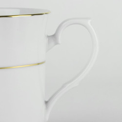 Kubek Chodzież Iwona porcelana 300 ml ZŁOTY PASEK