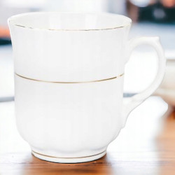Kubek Chodzież Iwona porcelana 300 ml ZŁOTY PASEK