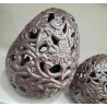 ZESTAW 3 PISANEK AŻUROWE CERAMICZNE 3 WIELKOŚCI WIELKANOC PREZENT