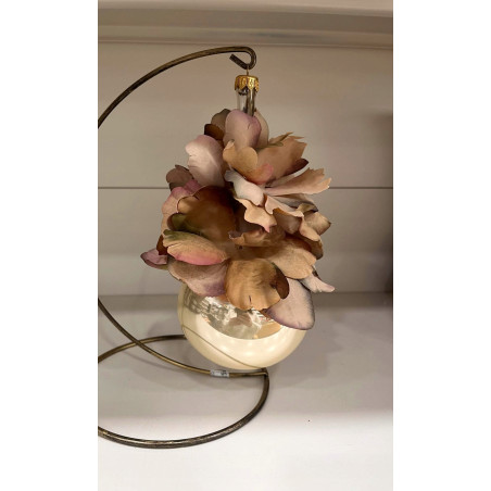 DEKORACYJNA Bombka Kwiat OZDOBA 20cm Polskie Ręcznie robione