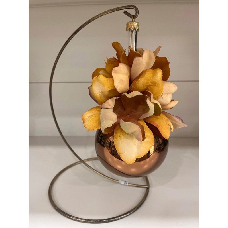 DEKORACYJNA Bombka Kwiat OZDOBA 20cm Polskie Ręcznie robione