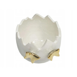 Figurka wielkanocna ceramika jajko 9 cm