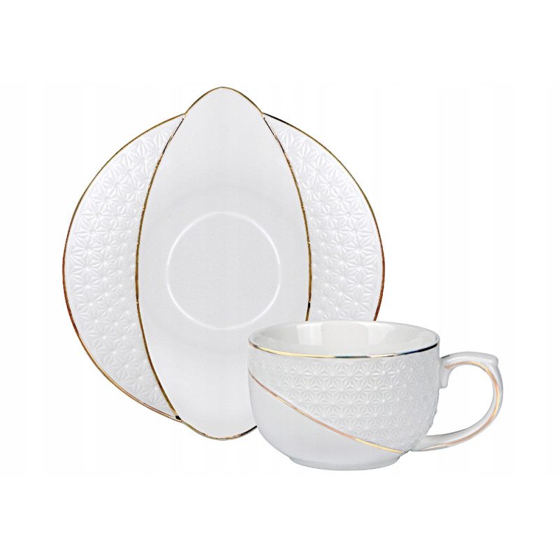 Filiżanka Veroni Elegance porcelana 190 ml 6 szt