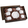 Filiżanka Veroni Elegance porcelana 190 ml 6 szt