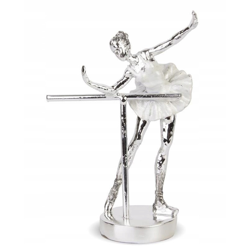 Figurka Srebrna Bond Baletnica 205x14cm
