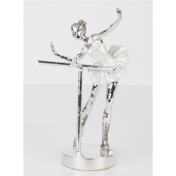 Figurka Srebrna Bond Baletnica 205x14cm