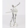 Figurka Srebrna Bond Baletnica 205x14cm