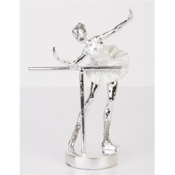Figurka Srebrna Bond Baletnica 205x14cm