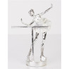 Figurka Srebrna Bond Baletnica 205x14cm