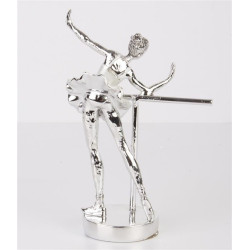Figurka Srebrna Bond Baletnica 205x14cm