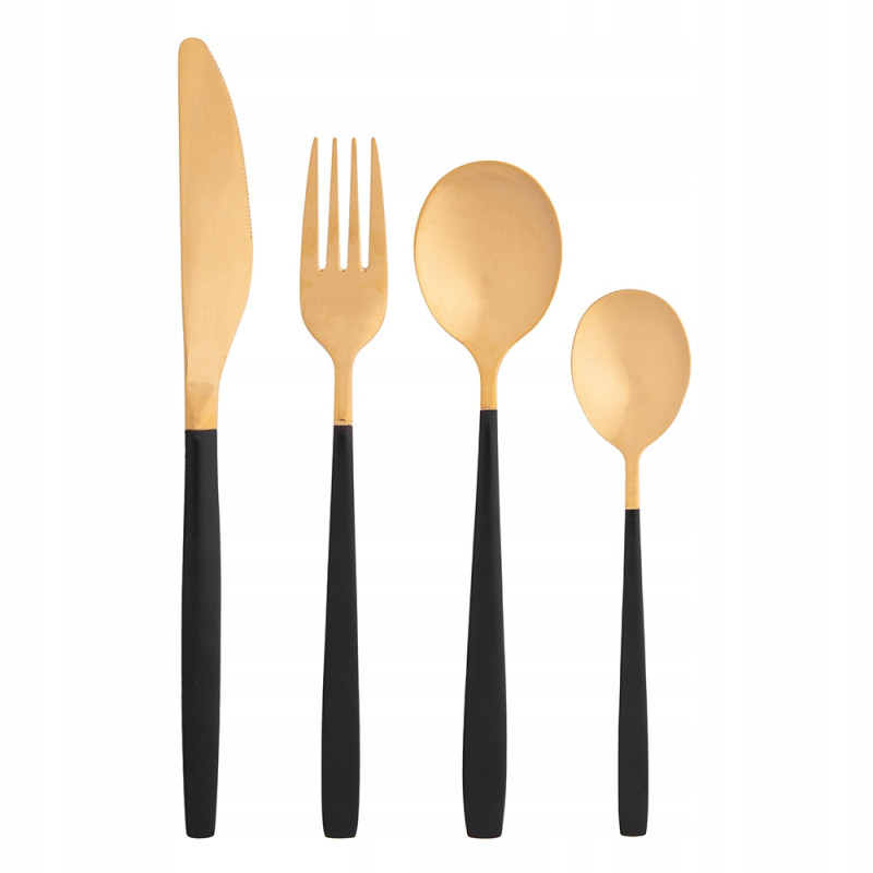 Komplet sztućców Altom Design Noble Gold 24 el