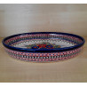 BOLESŁAWIEC PÓŁMISEK GŁĘBOKI NACZYNIE DO ZAPIEKANIA 350 DEK 149 GAT 1