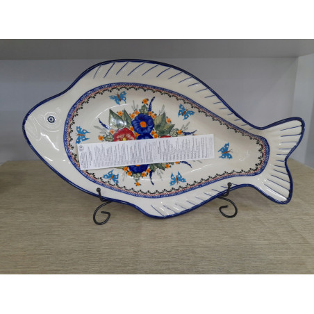 BOLESŁAWIEC RYBA NACZYNIE DO ZAPIEKANIA 1820 DEK 149 GAT 1