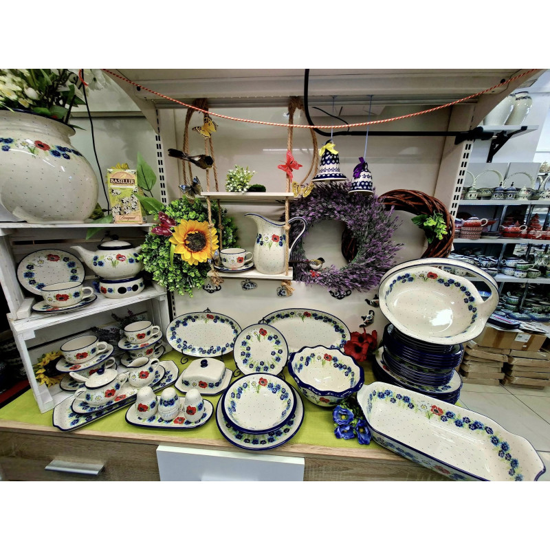 Serwis kawowo-obiadowy 6 osób KWIATY POLSKIE gat 1