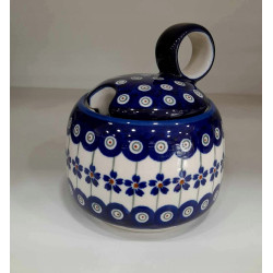 BOLESŁAWIEC 166A  Cukiernica CUKIERNICZKA Ceramika Bolesławiec GAT1 2083