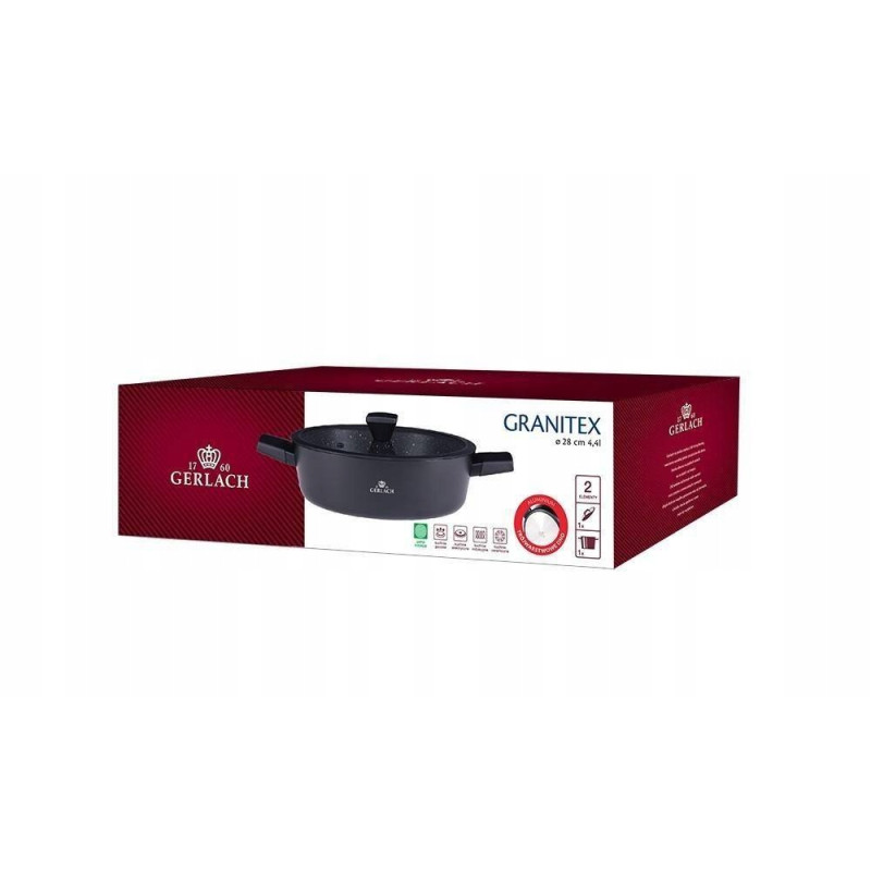 Garnek tradycyjny Gerlach Granitex 44 l