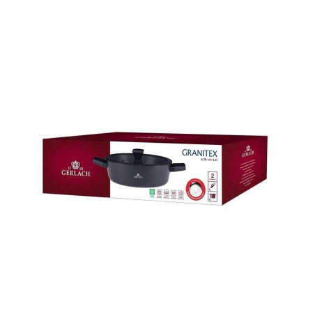 Garnek tradycyjny Gerlach Granitex 44 l