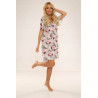 Koszula nocna plus size De Lafense Finess 719 róże 3XL 46
