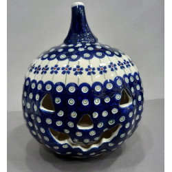 CERAMIKA BOLESŁAWIEC DUŻA DYNIA 1726 FIGURKA LAMPION DEK 166 GAT 1