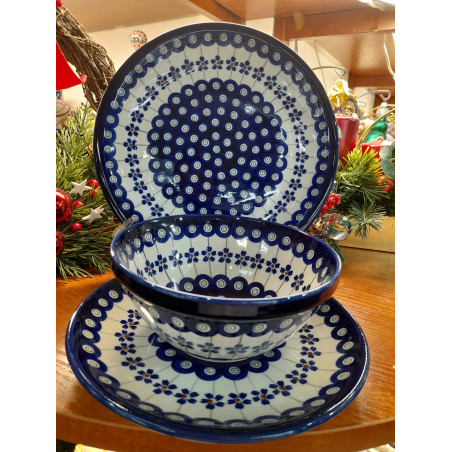 BOLESŁAWIEC SERWIS OBIADOWY DLA 6 OSÓB 18 EL DEK 166