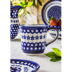 Kubek 1194 Bolesławiec ceramika 380 ml DEK 166