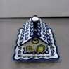 BOLESŁAWIEC LAMPION DOMEK 18471887 GAT1 CERAMICZNY DOMEK Z PODSTAWKĄ