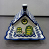 BOLESŁAWIEC LAMPION DOMEK 18471887 GAT1 CERAMICZNY DOMEK Z PODSTAWKĄ