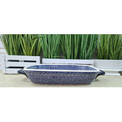 BOLESŁAWIEC PÓŁMISEK Z USZAMI NACZYNIE DO ZAPIEKANIA 35 L 1345 DEK 120