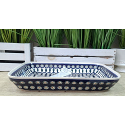 BOLESŁAWIEC PÓŁMISEK PROSTOKĄTNY NACZYNIE DO ZAPIEKANIA 22 L 372 DEK 56