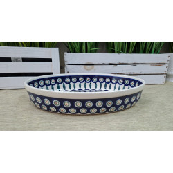 BOLESŁAWIEC PÓŁMISEK NACZYNIE DO ZAPIEKANIA 1 L 349 DEK 56