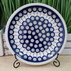 BOLESŁAWIEC TALERZ OBIADOWY PŁYTKI 24 CM 1001 DEK 8