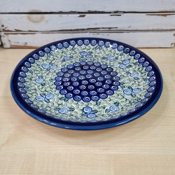 BOLESŁAWIEC TALERZ OBIADOWY PŁYTKI 24 CM 1001 DEK 1073