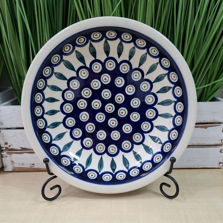 BOLESŁAWIEC TALERZ OBIADOWY GŁĘBOKI 1002 DEK 56