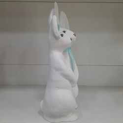 DUŻA PARA ZAJĄCZKÓW FIGURKA wielkanocna WIOSENNA 50 cm CERAMICZNA