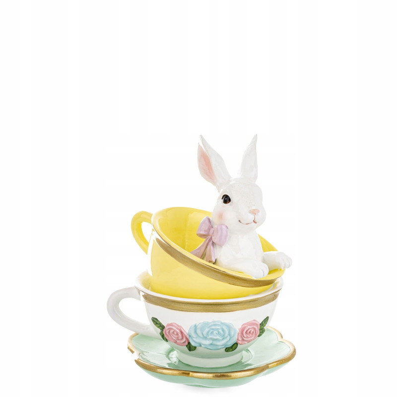 Figurka Królik w filiżance
