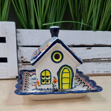 BOLESŁAWIEC LAMPION DOMEK OZDOBA 18471887 DEK 149