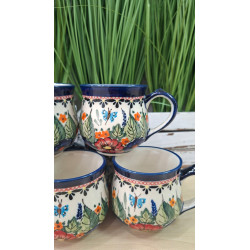 BOLESŁAWIEC ZESTAW 6 KUBKÓW 230 ML DLA 6 OSÓB 1472 DEK 149