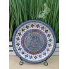 BOLESŁAWIEC TALERZ OBIADOWY PŁYTKI PÓŁMISEK OKRĄGŁY 27 CM 1014 DEK 60